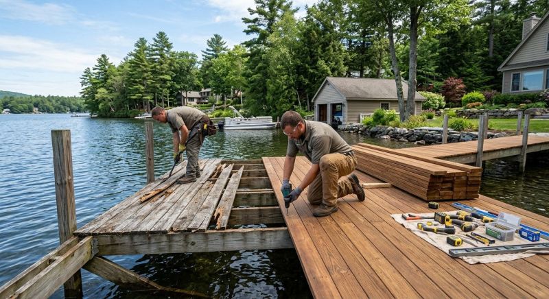 Dock Wood Replacement in Olathe, KS