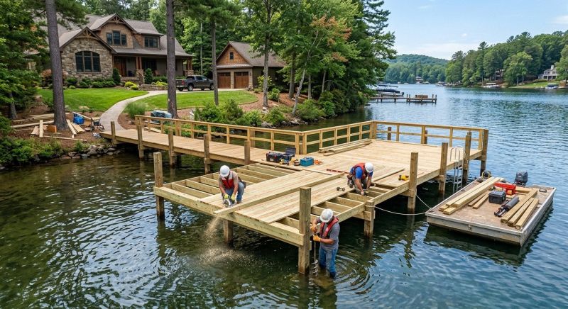 Pond Dock Construction in Kansas City, MO