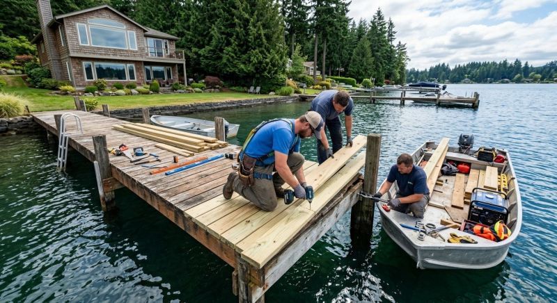 Water Dock Repair in Overland Park, KS