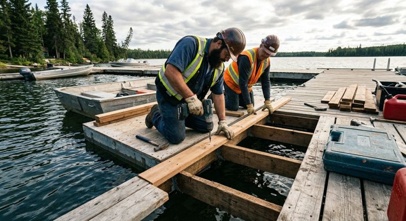 Wood Dock Repair in Overland Park, KS