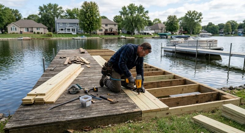 Dock Wood Replacement in Alpharetta, GA